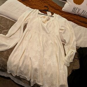 Altar'd State Cream Floral Dress